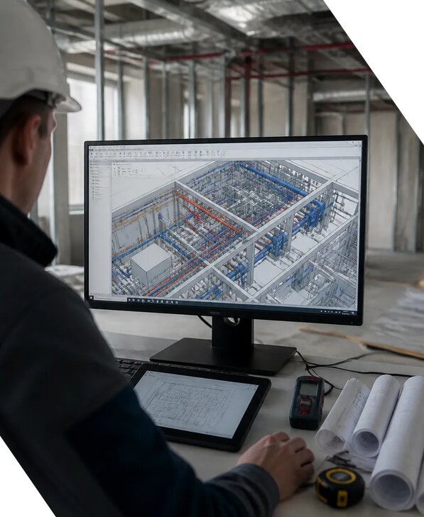 Создание BIM модели инженерных сетей для объектов в Ставрополе